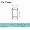 Rodamiento de bolas 3308-2RS-ATN9-KML