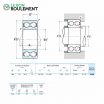Rodamiento de bolas 3308-B-TNG-C3-NSK