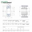 Rodamiento de bolas 3308-D-TN9-SKF