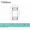 Rodamiento de bolas 3308-ZZ-ATN9-KML