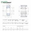 Rodamiento de bolas 3309-ATN9-C3-SKF