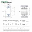 Rodamiento de bolas 3309-D-MA-SKF