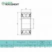 Rodamiento de bolas 3310-ZZ-ATN9-KML