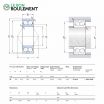 Rodamiento de bolas 3311-A-C3-SKF
