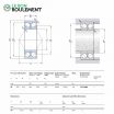 Rodamiento de bolas 3311-D-MA-SKF