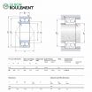 Rodamiento de bolas 3317-A-SKF