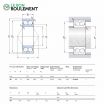 Rodamiento de bolas 3318-A-C3-SKF