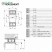 Rodamiento de bolas 3810-2RS-INA