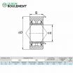 Rodamiento de bolas S3200B-2RS-ZEN