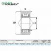 Rodamiento de bolas S3201B-2RS-ZEN
