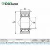 Rodamiento de bolas S3205B-2RS-ZEN