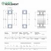Rodamiento de bolas 607-2RSH-SKF