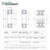 Rodamiento de bolas 609-2RSH-SKF