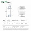 Rodamiento de bolas 623-2RS1-SKF