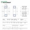 Rodamiento de bolas 626-2Z-SKF