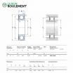 Rodamiento de bolas 628/9-2RS1-SKF