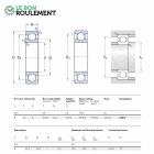Rodamiento de bolas 618/9-SKF