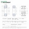 Rodamiento de bolas W634-2Z-SKF