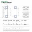 Rodamiento de bolas W628/6-2Z-SKF