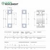 Rodamiento de bolas W628/5-2Z-SKF