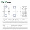 Rodamiento de bolas W627-2Z-SKF