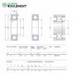 Rodamiento de bolas W623-2Z-SKF