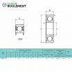 Rodamiento de bolas 684-2RS-C3-KML