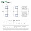 Rodamiento de bolas 629-C3-SKF