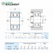 Rodamiento de bolas 629-A-4ZZM-C3-E-NSK