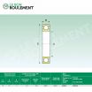 Rodamiento de bolas 628/9-ZZ-INOX