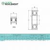 Rodamiento de bolas 628-2RS-KML