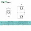 Rodamiento de bolas 626-2RS-C3-KML