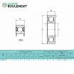 Rodamiento de bolas 623-2RS-KML