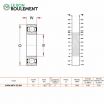Rodamiento de bolas 61800-BHTS-ZZ-280