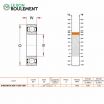 Rodamiento de bolas 61802-BHTS-2RS-VT250-280