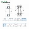 Rodamiento de bolas 61806-VV-NSK