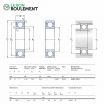 Rodamiento de bolas 61807-2RS1-SKF