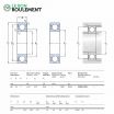 Rodamiento de bolas 61808-2RS1-SKF