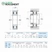 Rodamiento de bolas 61809-VV-NSK