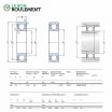 Rodamiento de bolas 61810-2RS1-SKF