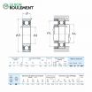 Rodamiento de bolas 61810-VV-NSK