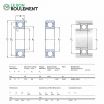 Rodamiento de bolas 61811-2RS1-SKF