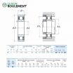 Rodamiento de bolas 61811-VV-NSK