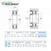 Rodamiento de bolas 61813-VV-NSK