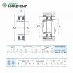 Rodamiento de bolas 61818-VV-NSK