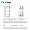 Rodamiento de bolas 61826-2RZ-SKF