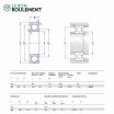 Rodamiento de bolas 61838-SKF
