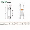 Rodamiento de bolas 61900-BHTS-2RS-VT250-280