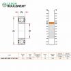 Rodamiento de bolas 61903-BHTS-2RS-VT250-280