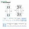 Rodamiento de bolas 61903-VV-NSK